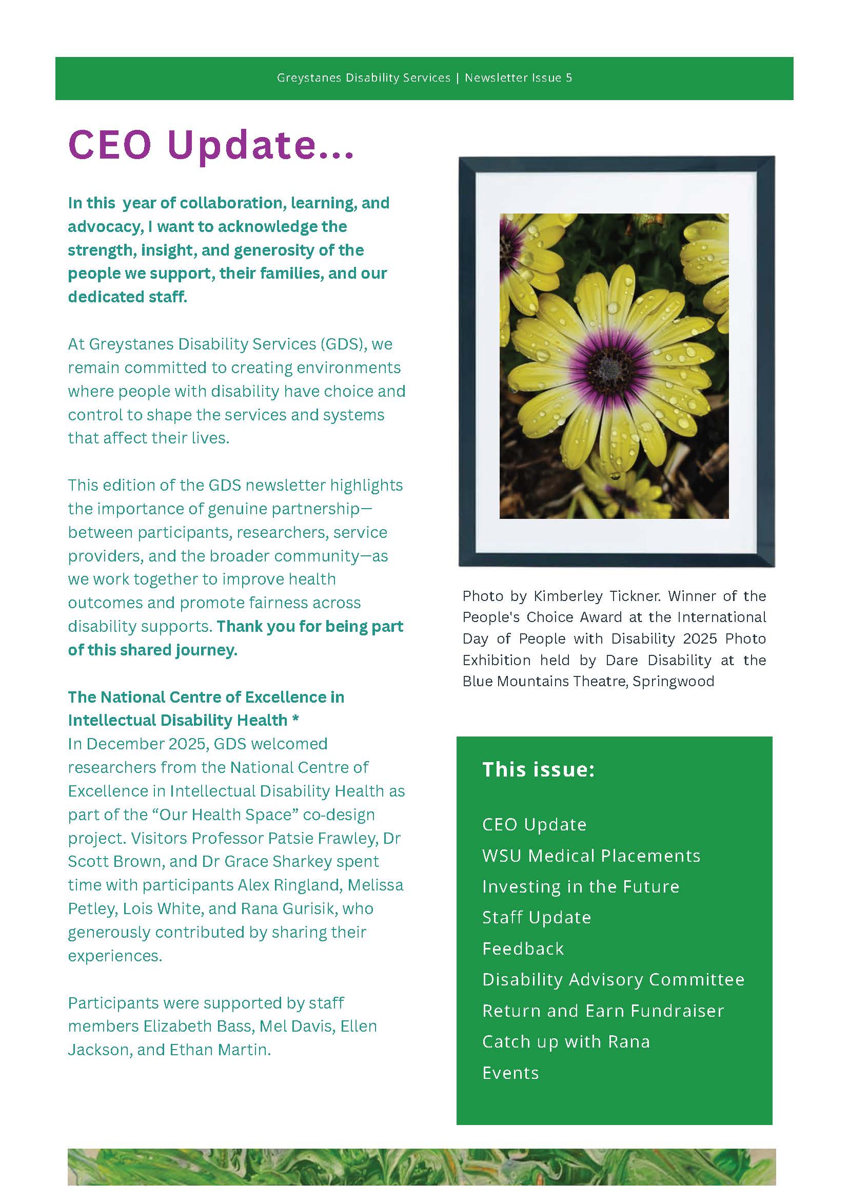 Front cover image of Issue 5 of Wollemi News, click to go through to full newsletter